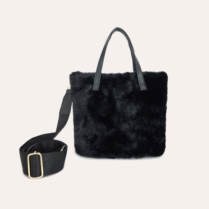 PELÜŞ KALIN ASKILI EL ÇANTASI