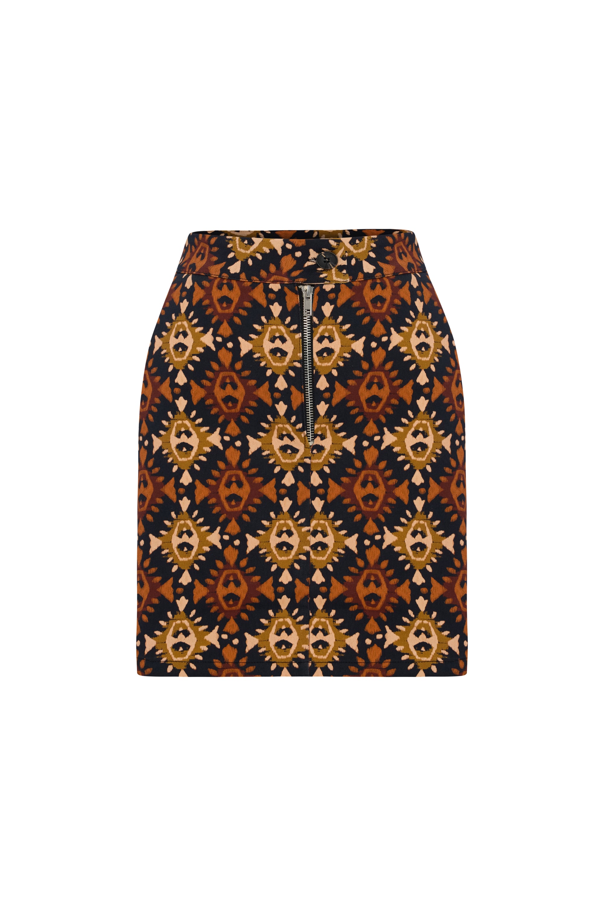 ETNİK BASKILI MİNİ ETEK