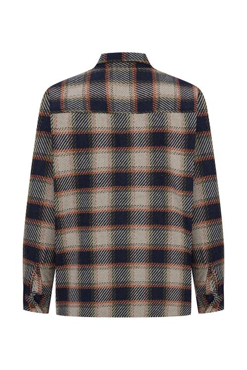  ÇİFT CEPLİ DOKULU REGULAR FIT UZUN KOLLU GÖMLEK