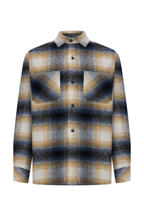 EKOSELİ ÇİFT CEPLİ GÖMLEK