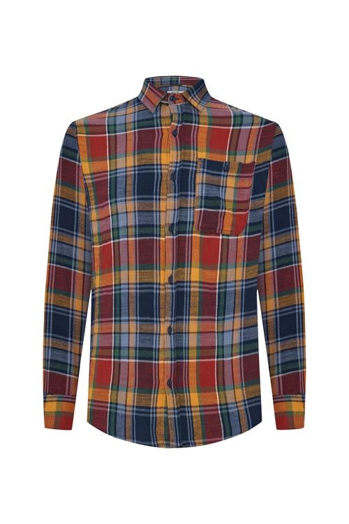 EKOSELİ REGULAR FIT UZUN KOLLU GÖMLEK