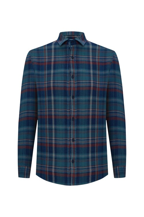 EKOSELİ REGULAR FIT UZUN KOLLU GÖMLEK