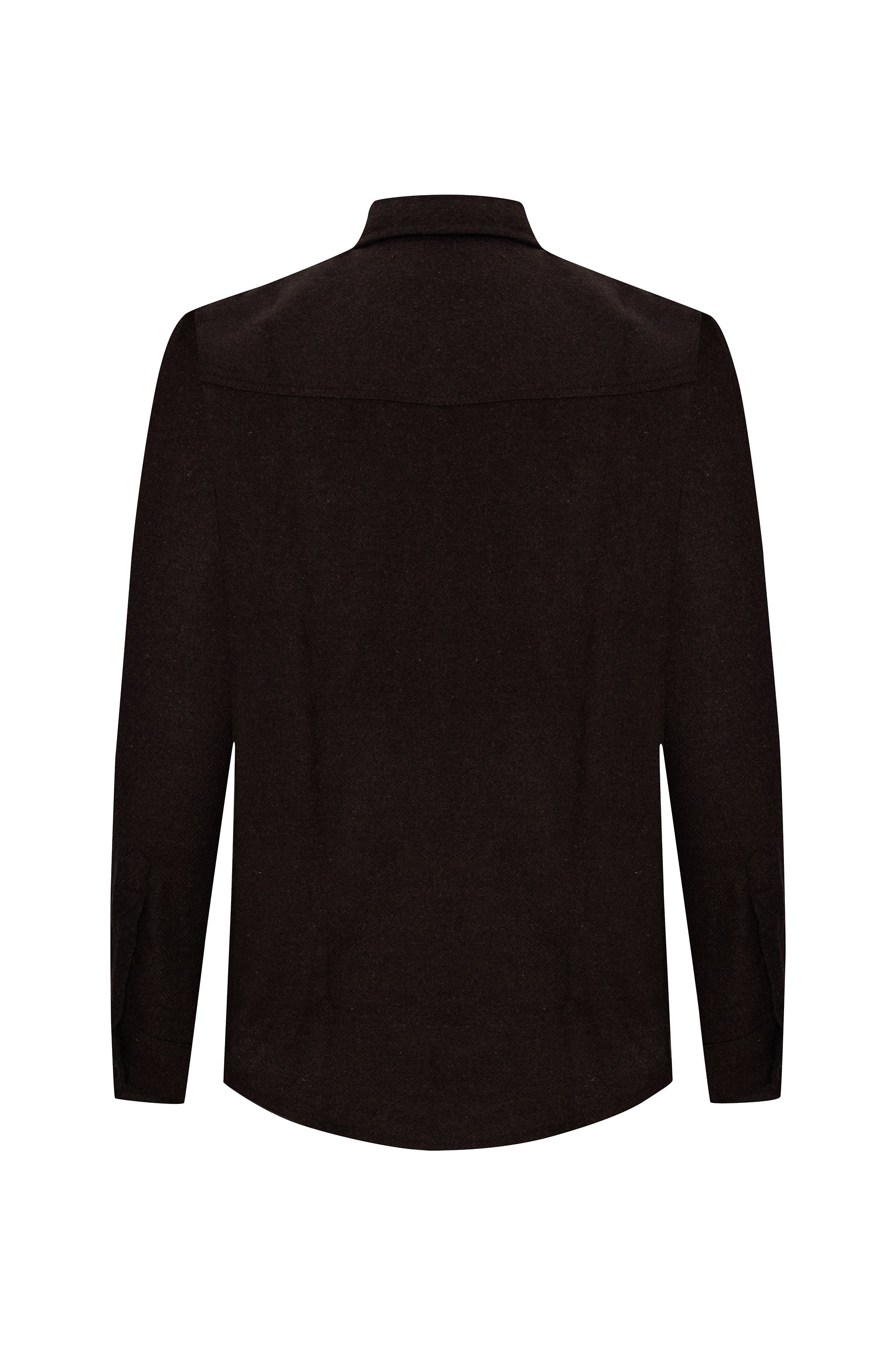 ÇİFT CEPLİ DOKULU REGULAR FIT UZUN KOLLU GÖMLEK