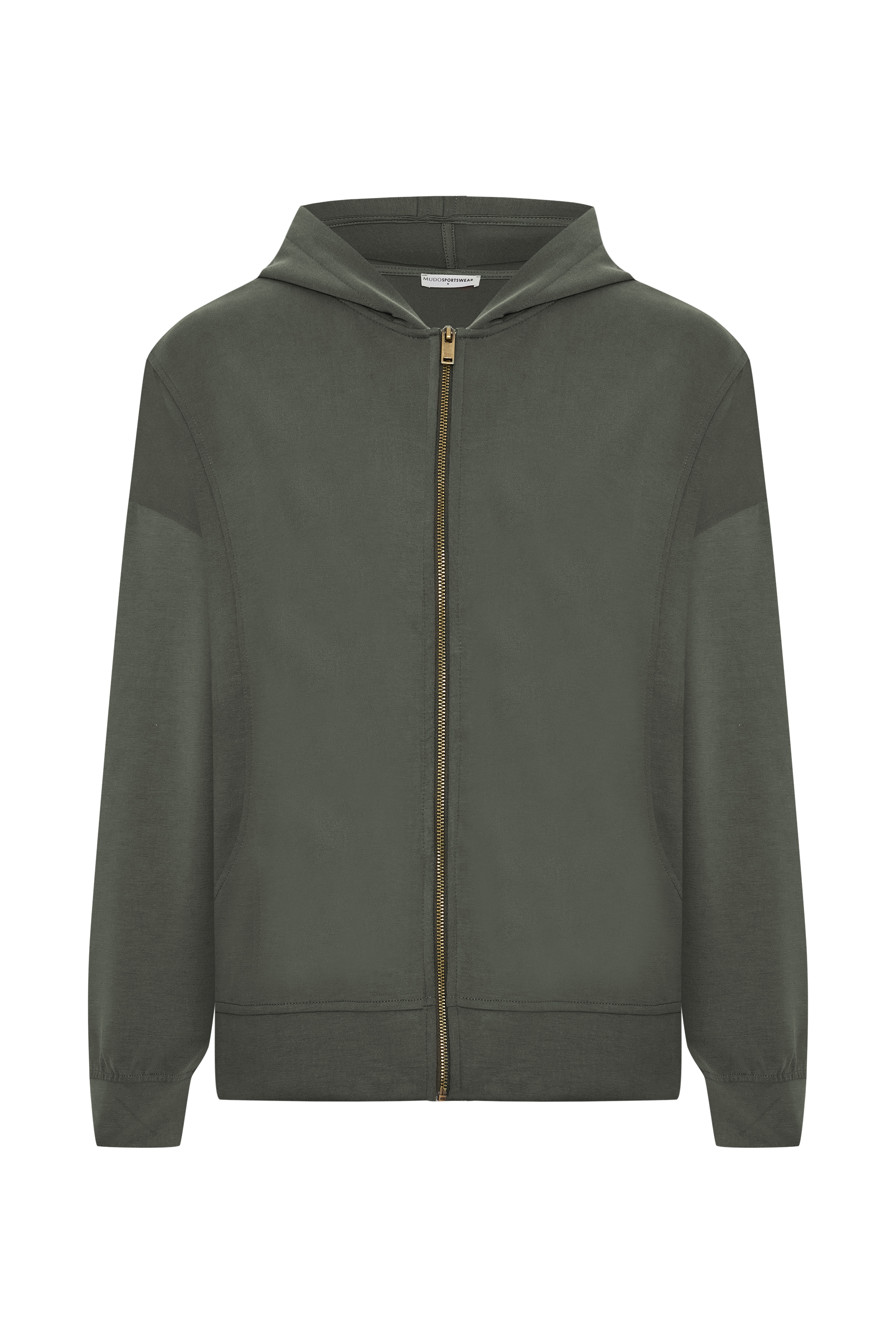 MODAL KAPÜŞONLU FERMUARLI SWEATSHIRT