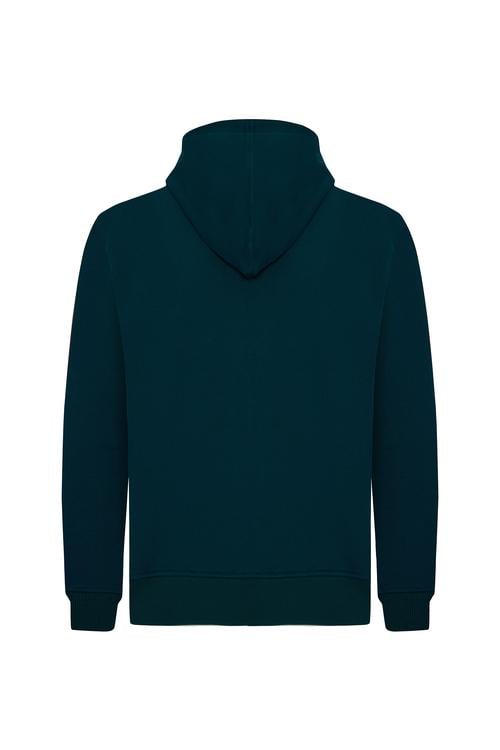  KAPÜŞONLU OVERSIZE FERMUARLI SWEATSHIRT