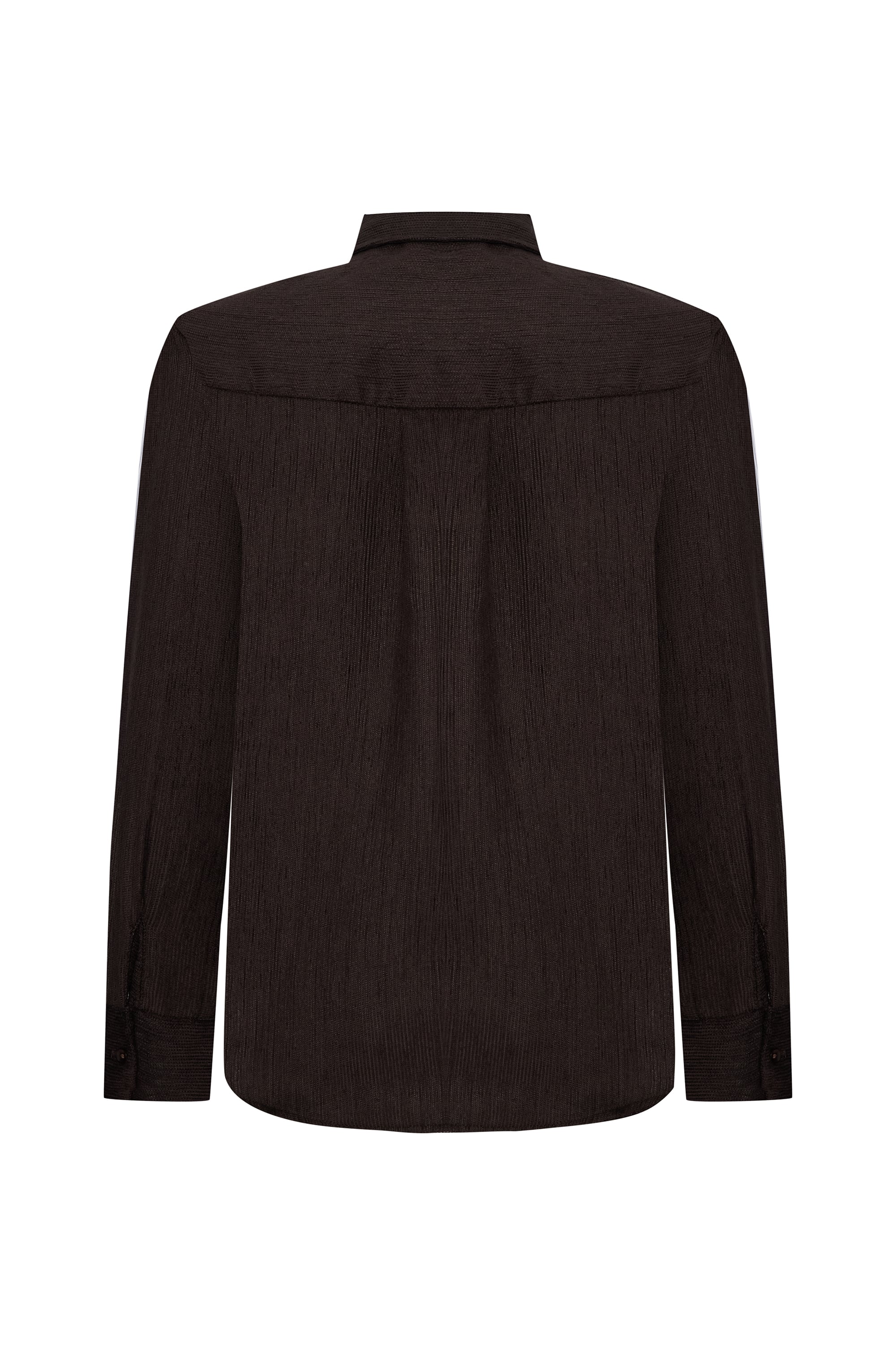 DOKULU UZUN KOLLU GÖMLEK