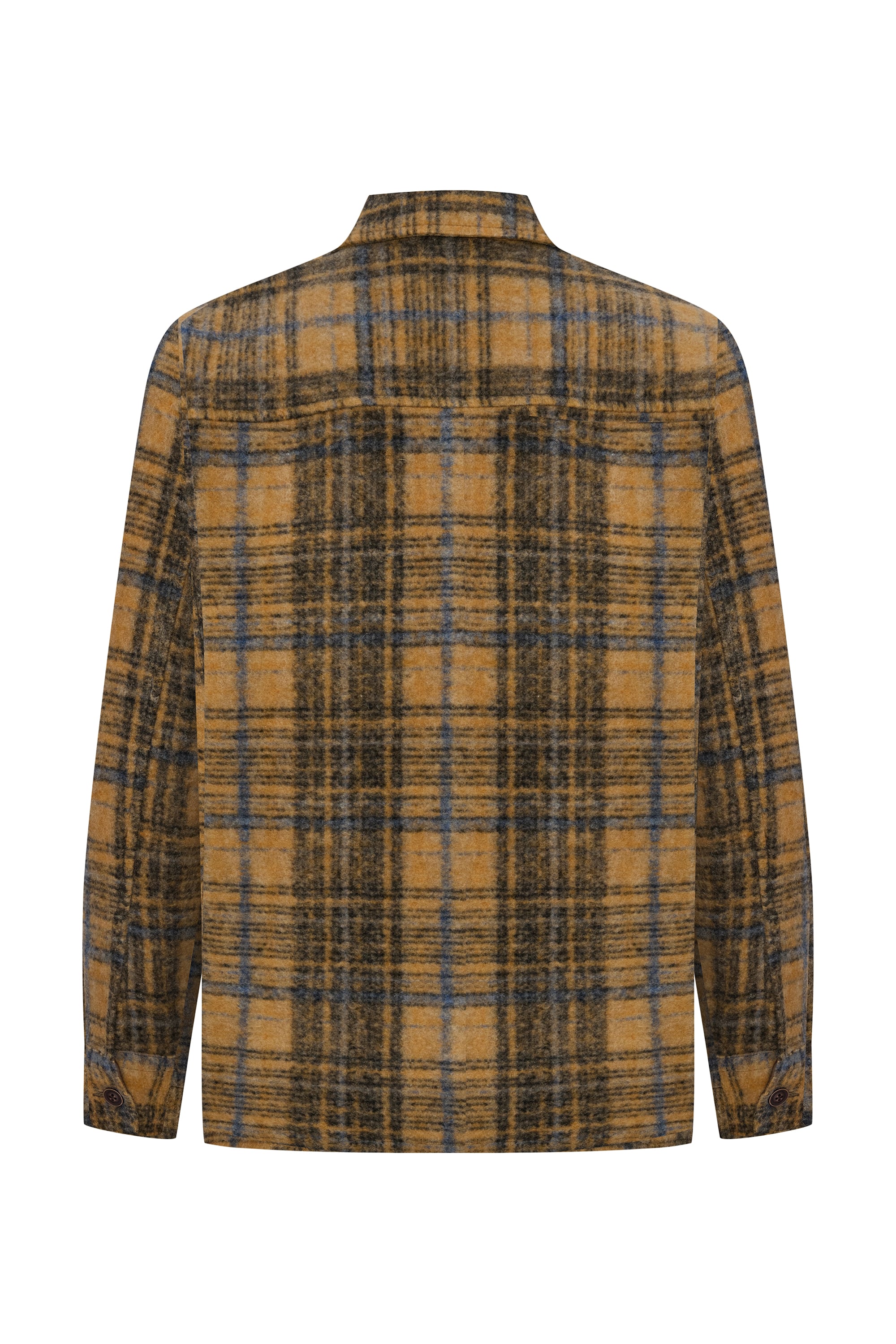 EKOSELİ YÜN KARIŞIMLI GÖMLEK CEKET