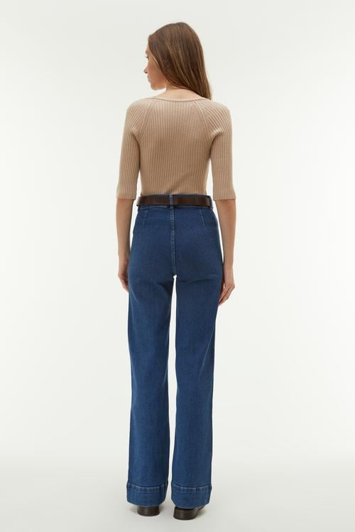  GENİŞ PAÇA JEAN PANTOLON