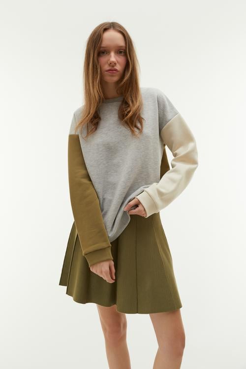 PİLELİ BELİ LASTİKLİ ETEK