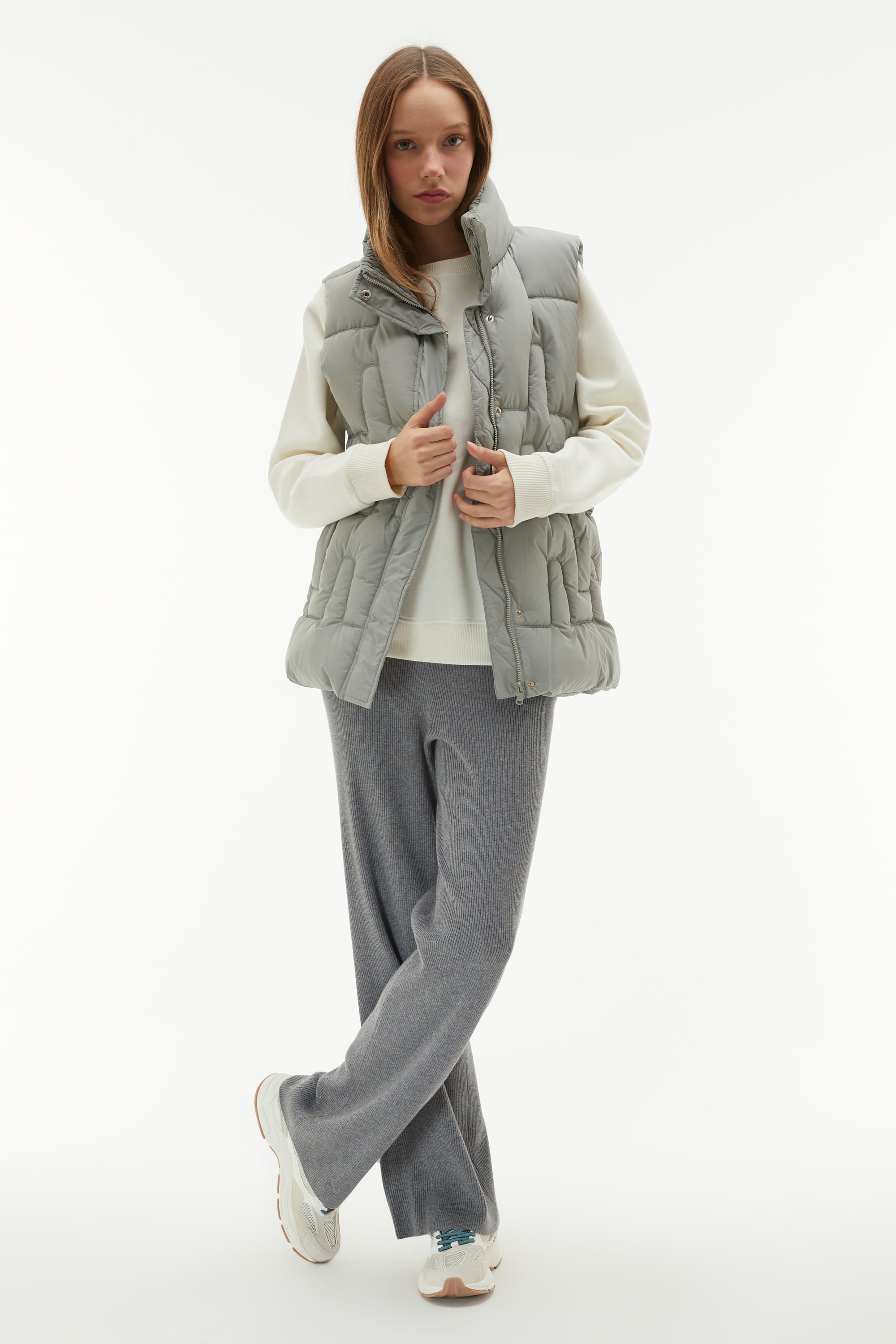 BELDEN BAĞLAMALI WIDE LEG PANTOLON