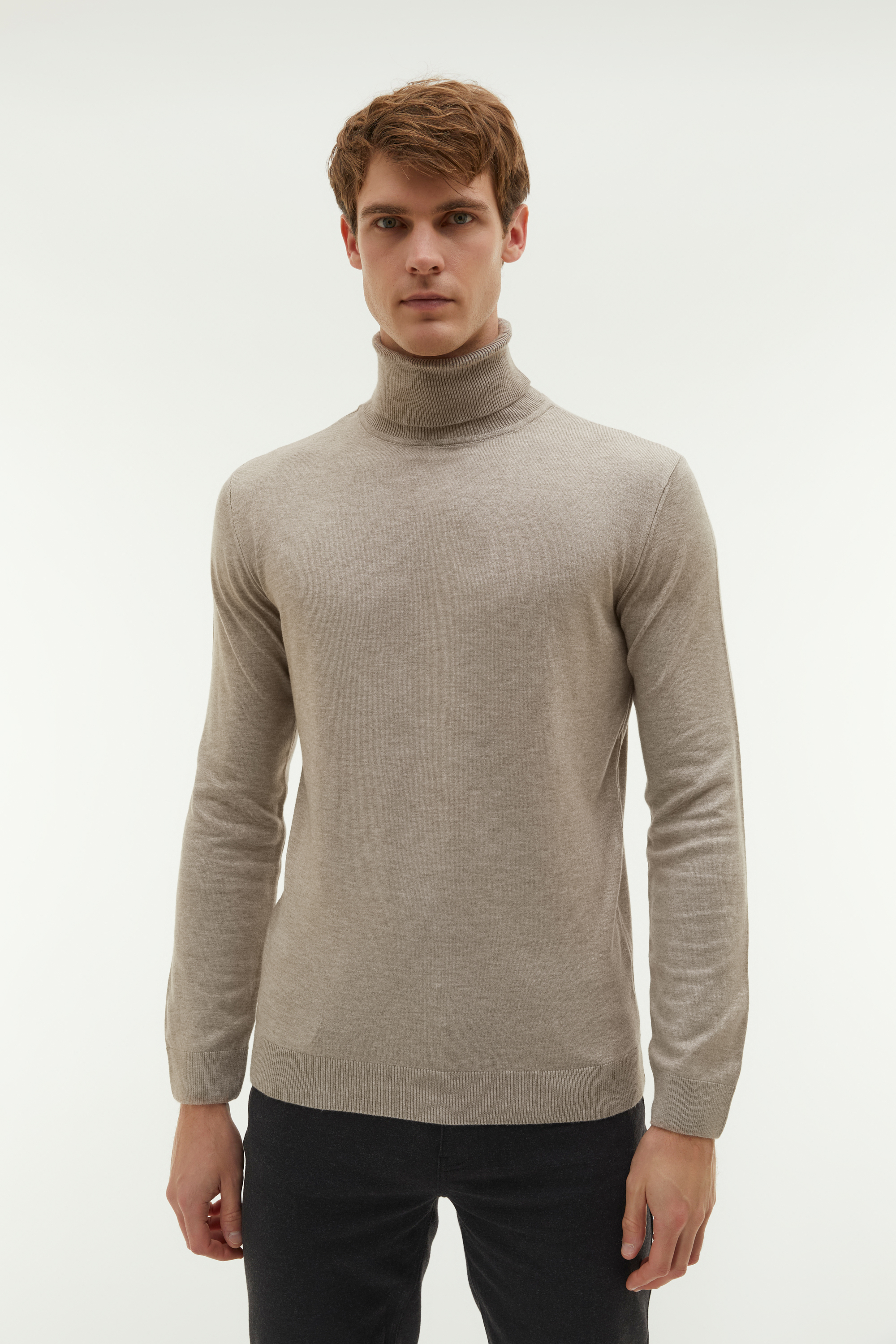 BALIKÇI YAKA TRİKO KAZAK