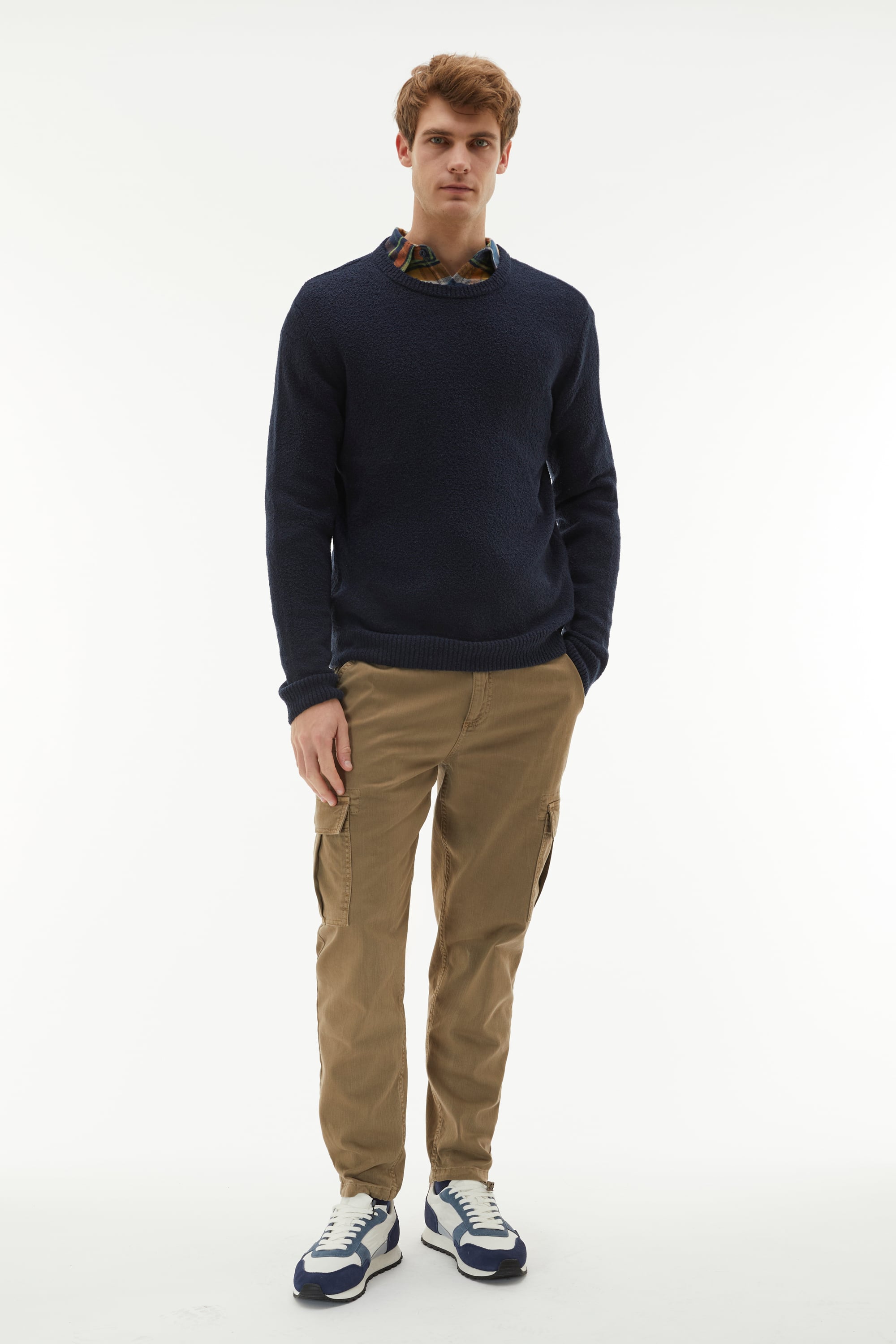 BİSİKLET YAKA KAZAK