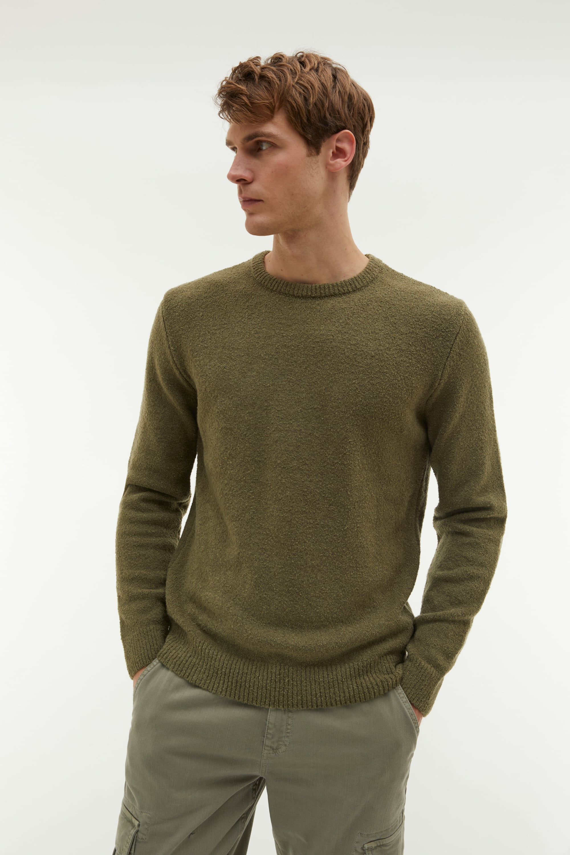 BİSİKLET YAKA KAZAK