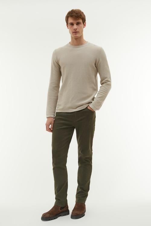 BİSİKLET YAKA TRİKO KAZAK