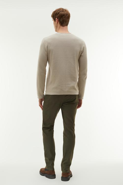 BİSİKLET YAKA TRİKO KAZAK