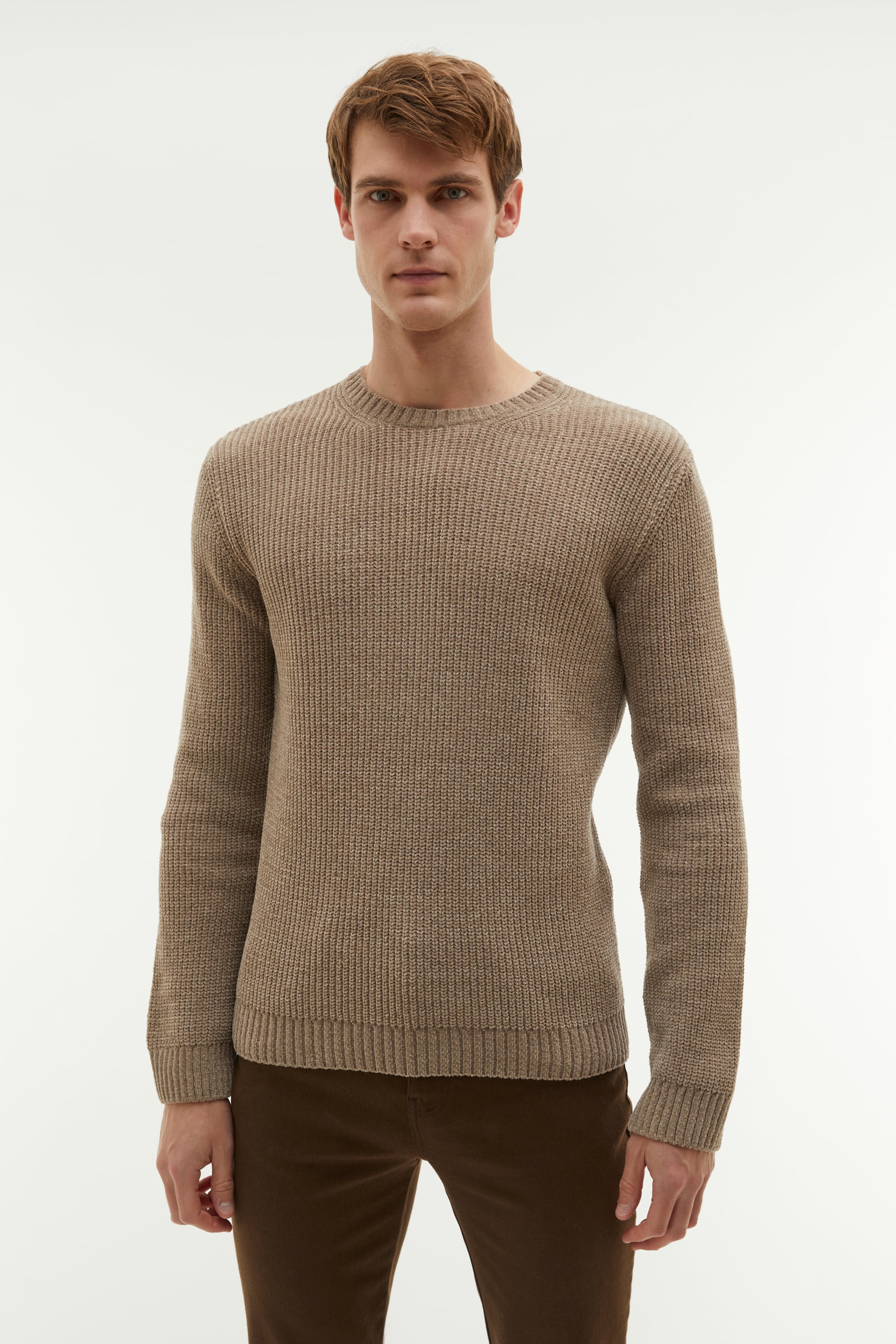 BİSİKLET YAKA KAZAK