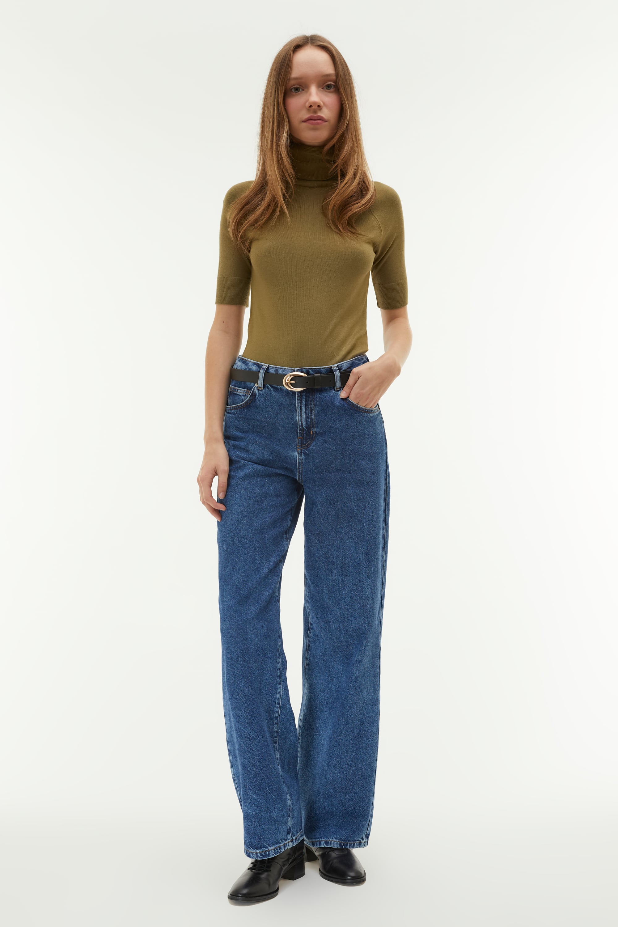 BALIKÇI YAKA KISA KOLLU TRİKO KAZAK