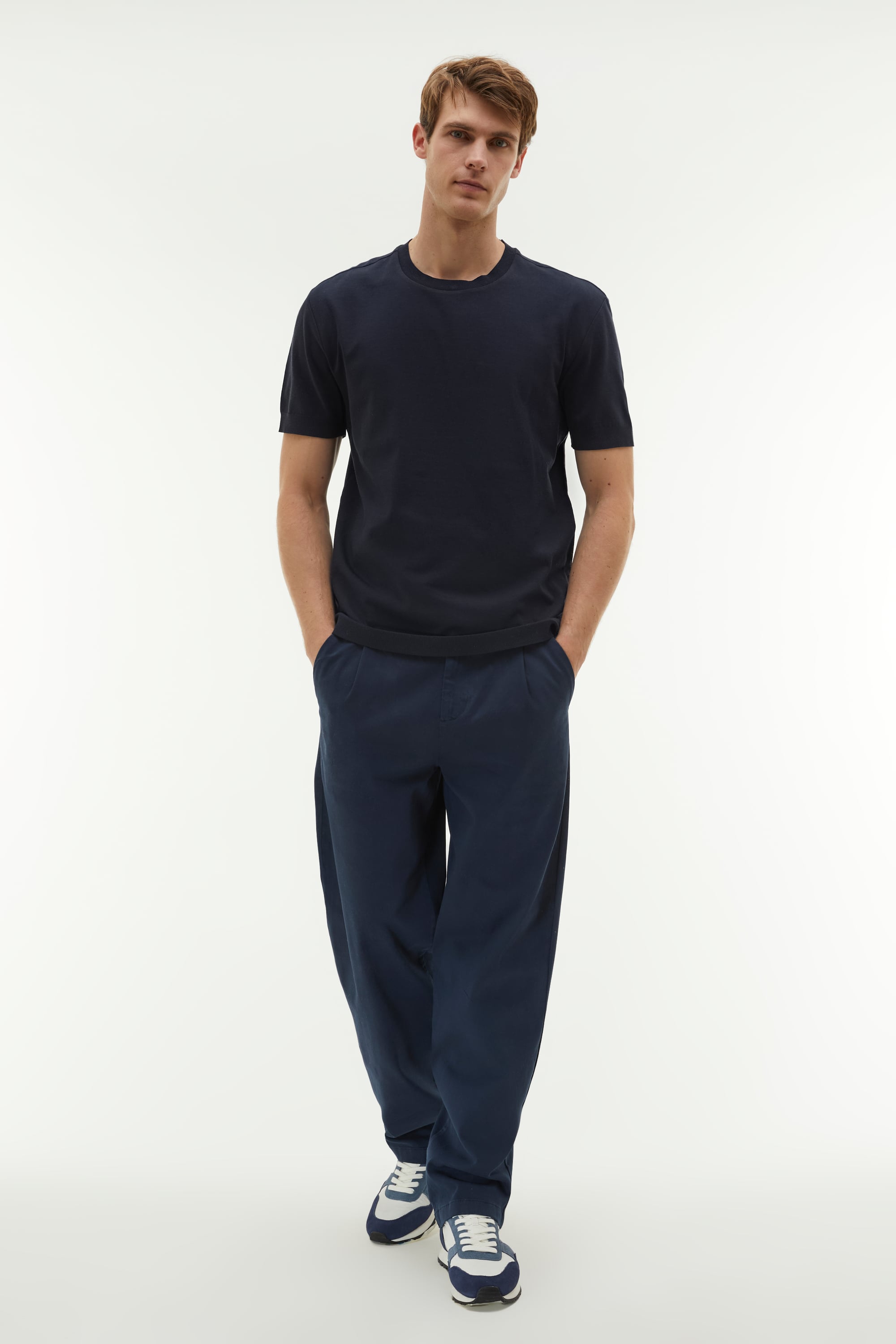 BİSİKLET YAKA LOOSE FIT KAZAK