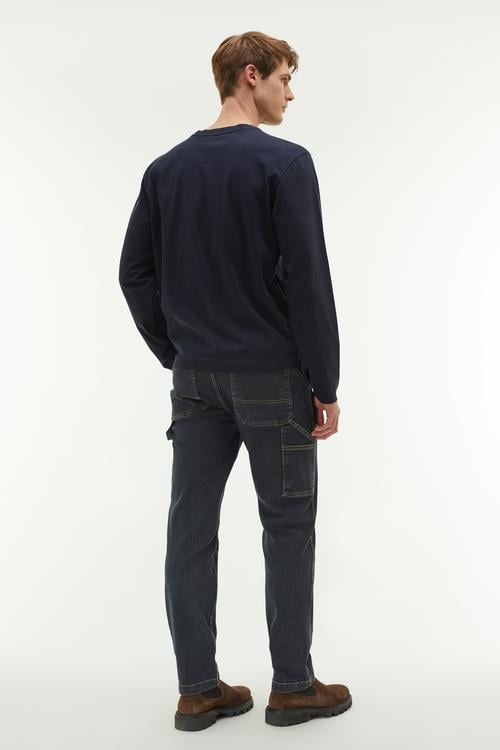 REGULAR FIT BİSİKLET YAKA KAZAK