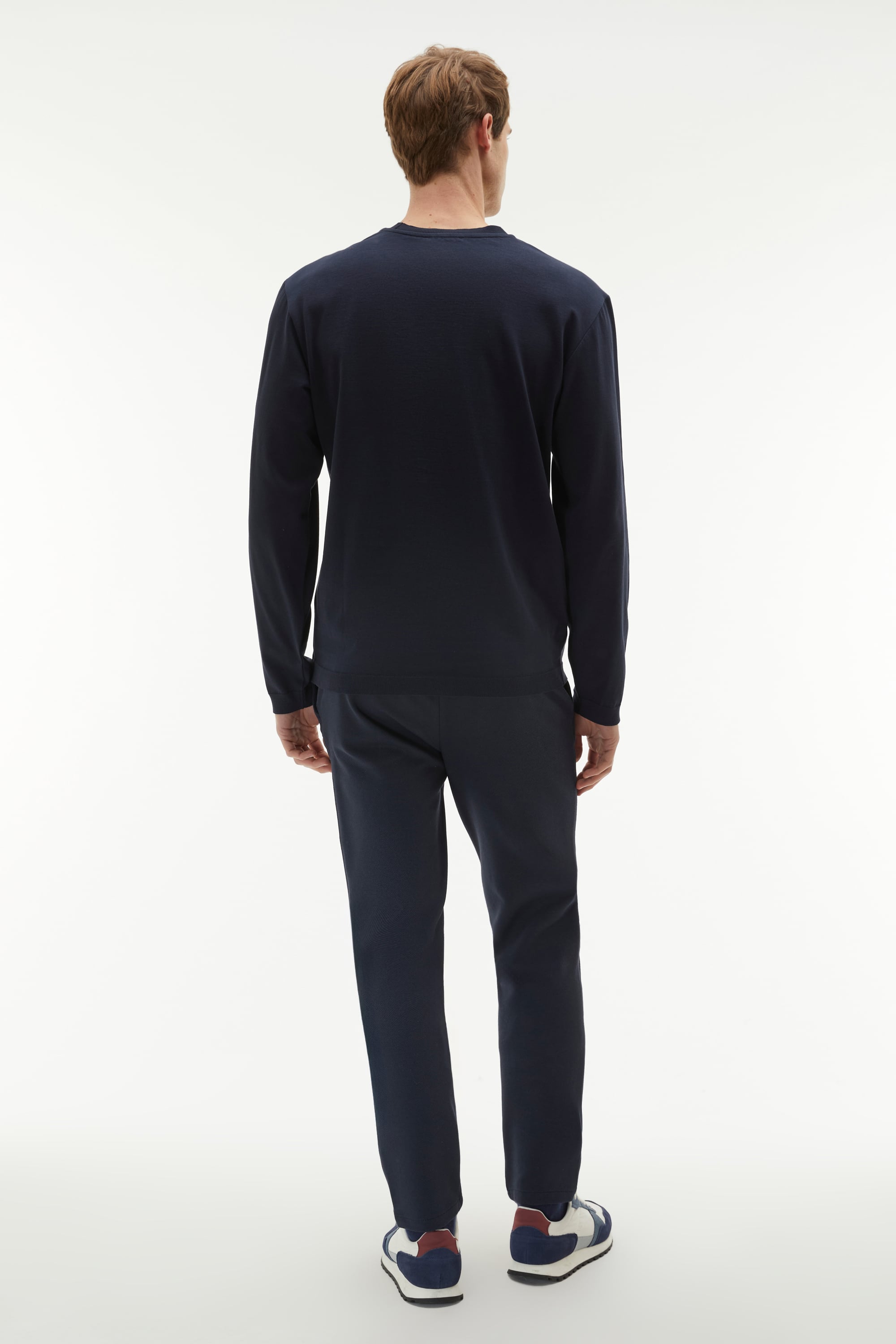 REGULAR FIT BİSİKLET YAKA KAZAK