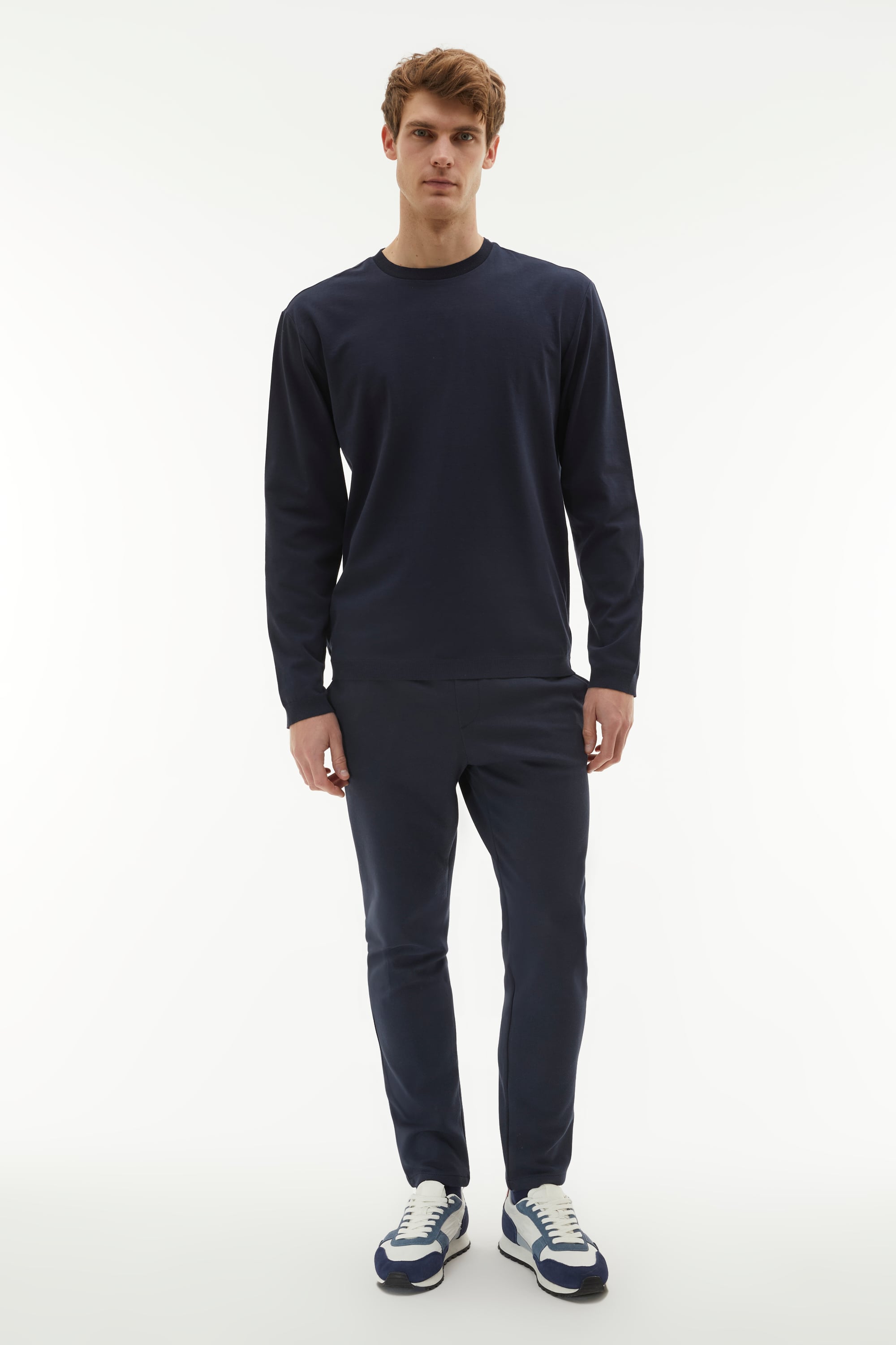 REGULAR FIT BİSİKLET YAKA KAZAK