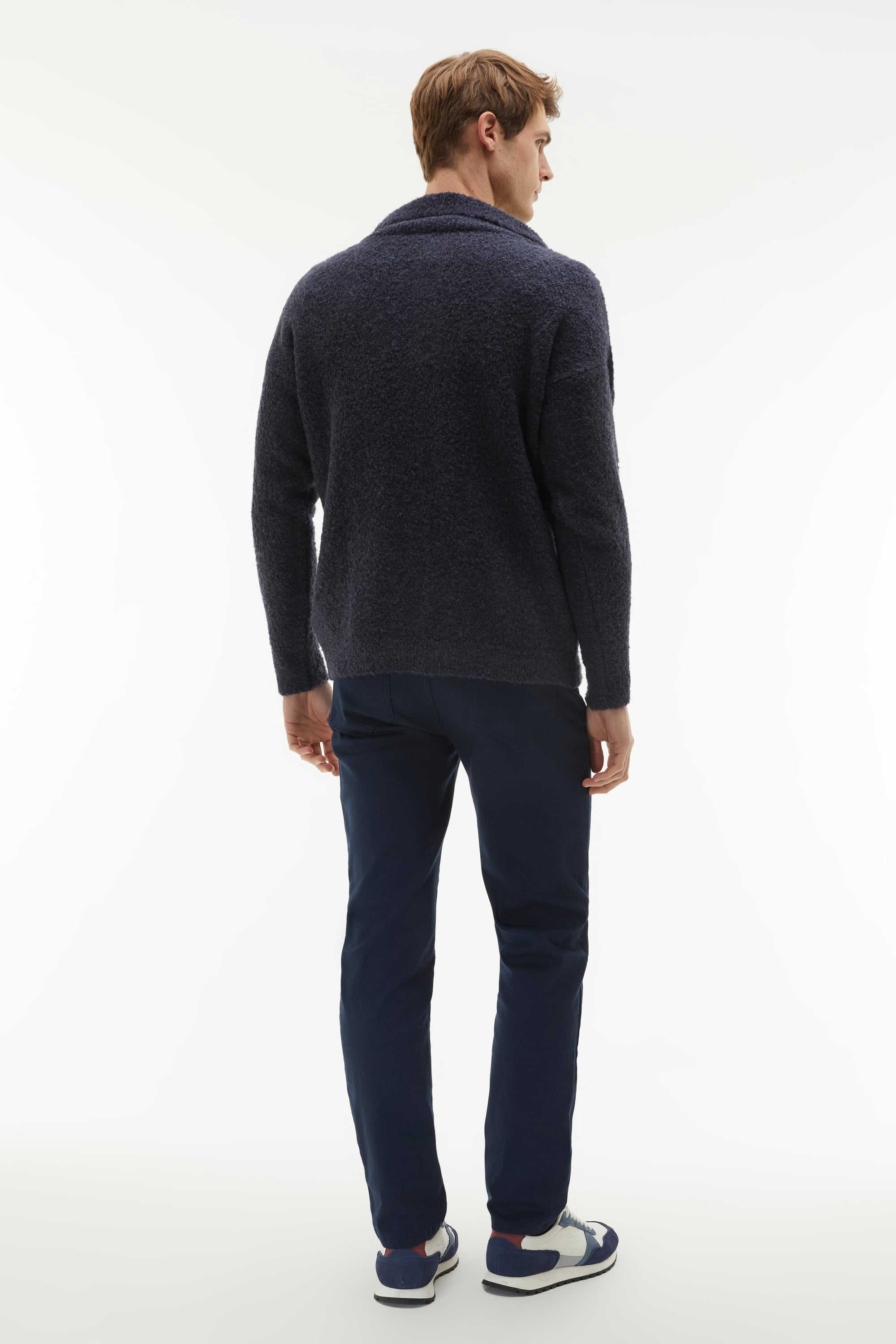 YÜN KARIŞIMLI POLO YAKA KAZAK