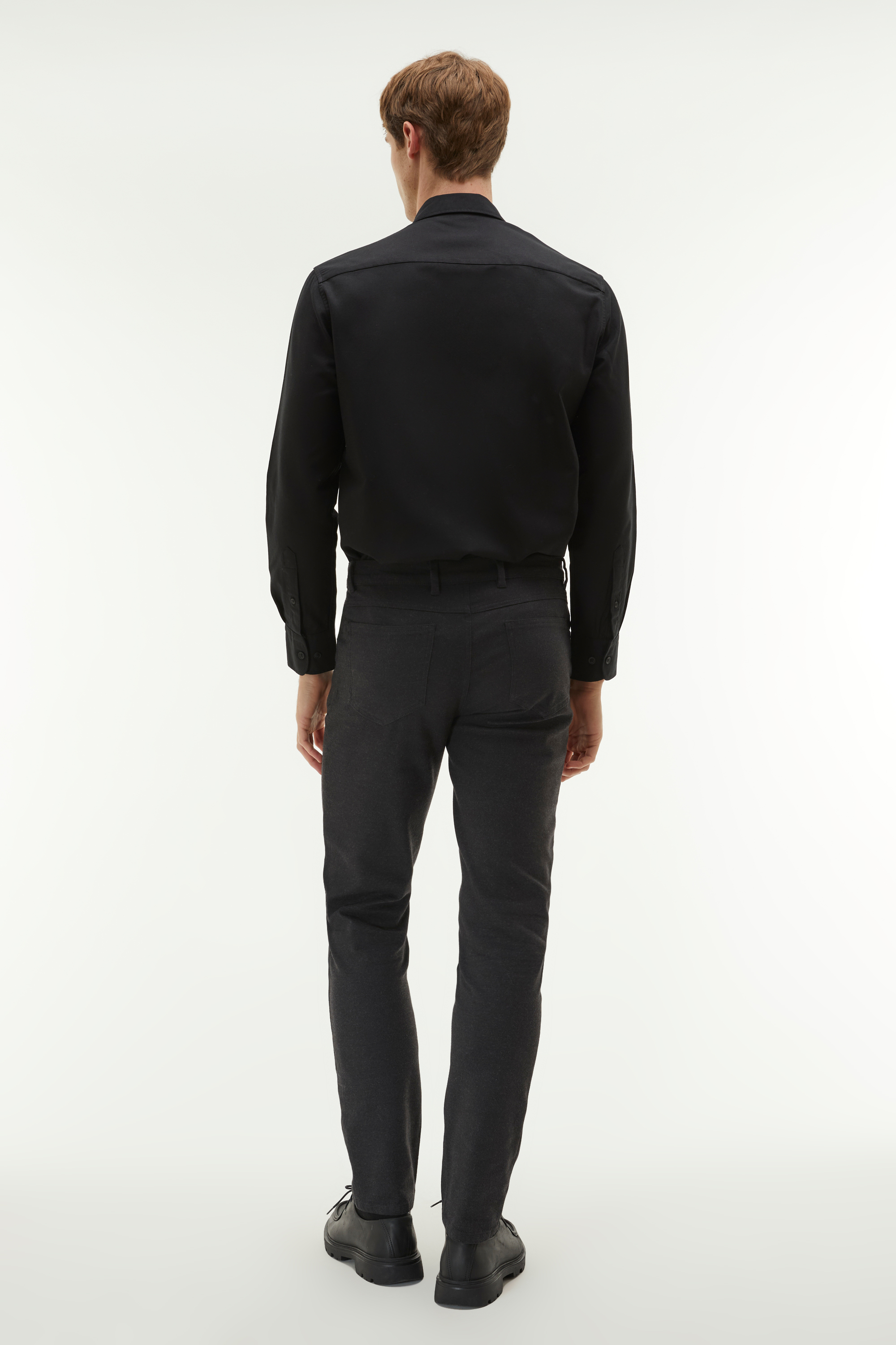 REGULAR FIT TEK CEPLİ UZUN KOLLU GÖMLEK