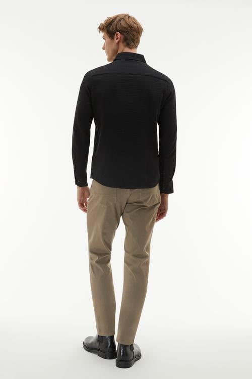  REGULAR FIT ARMÜRLÜ UZUN KOLLU GÖMLEK