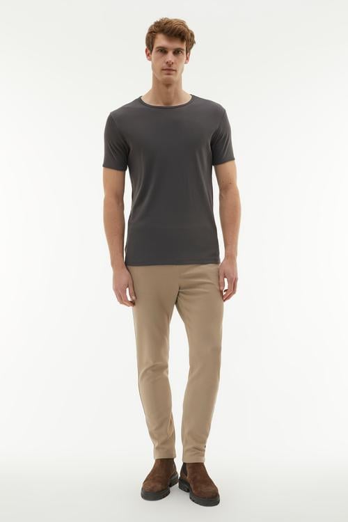  BİSİKLET YAKA KISA KOLLU T-SHIRT