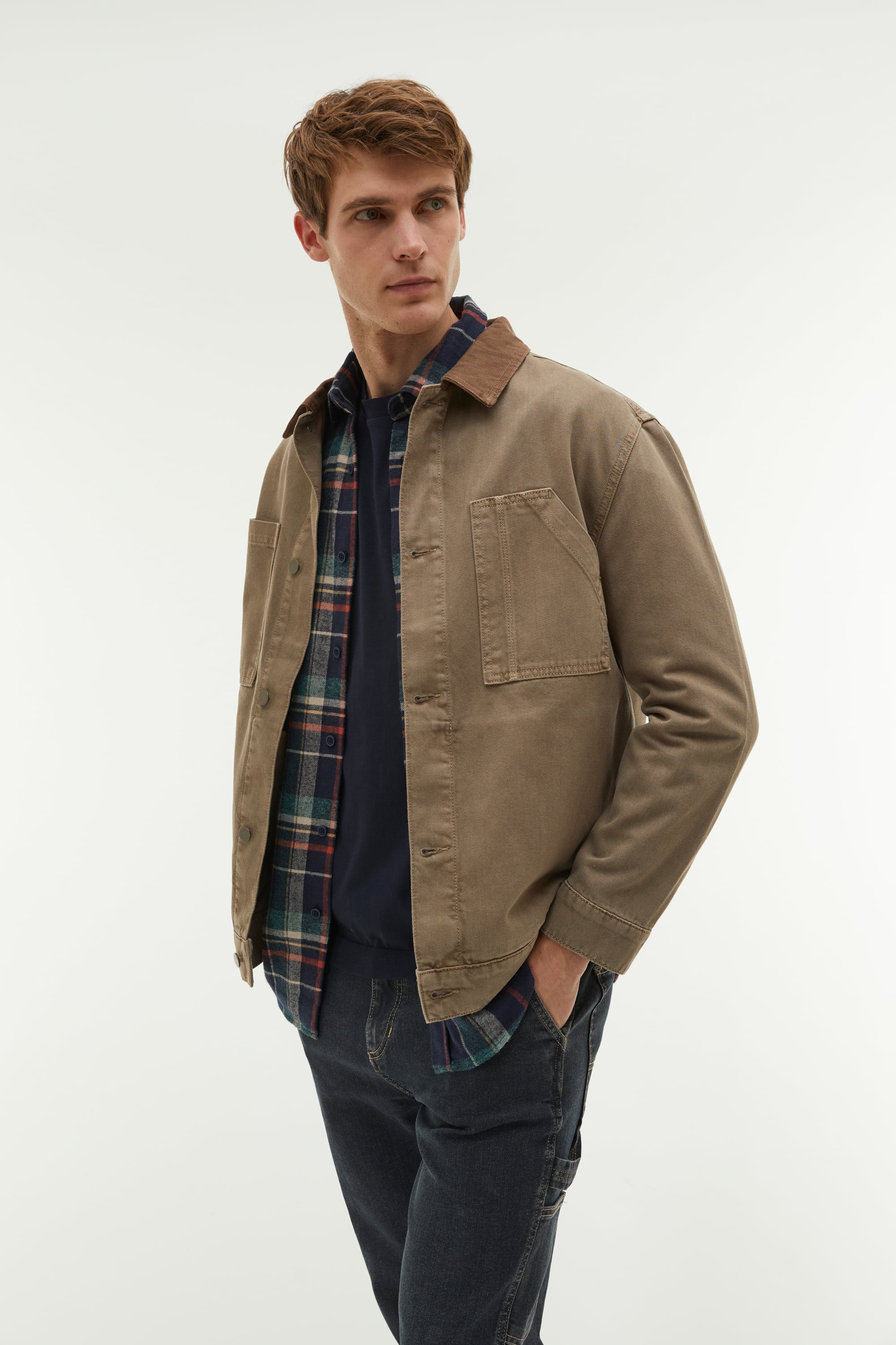 KESİK CEPLİ CASUAL CEKET