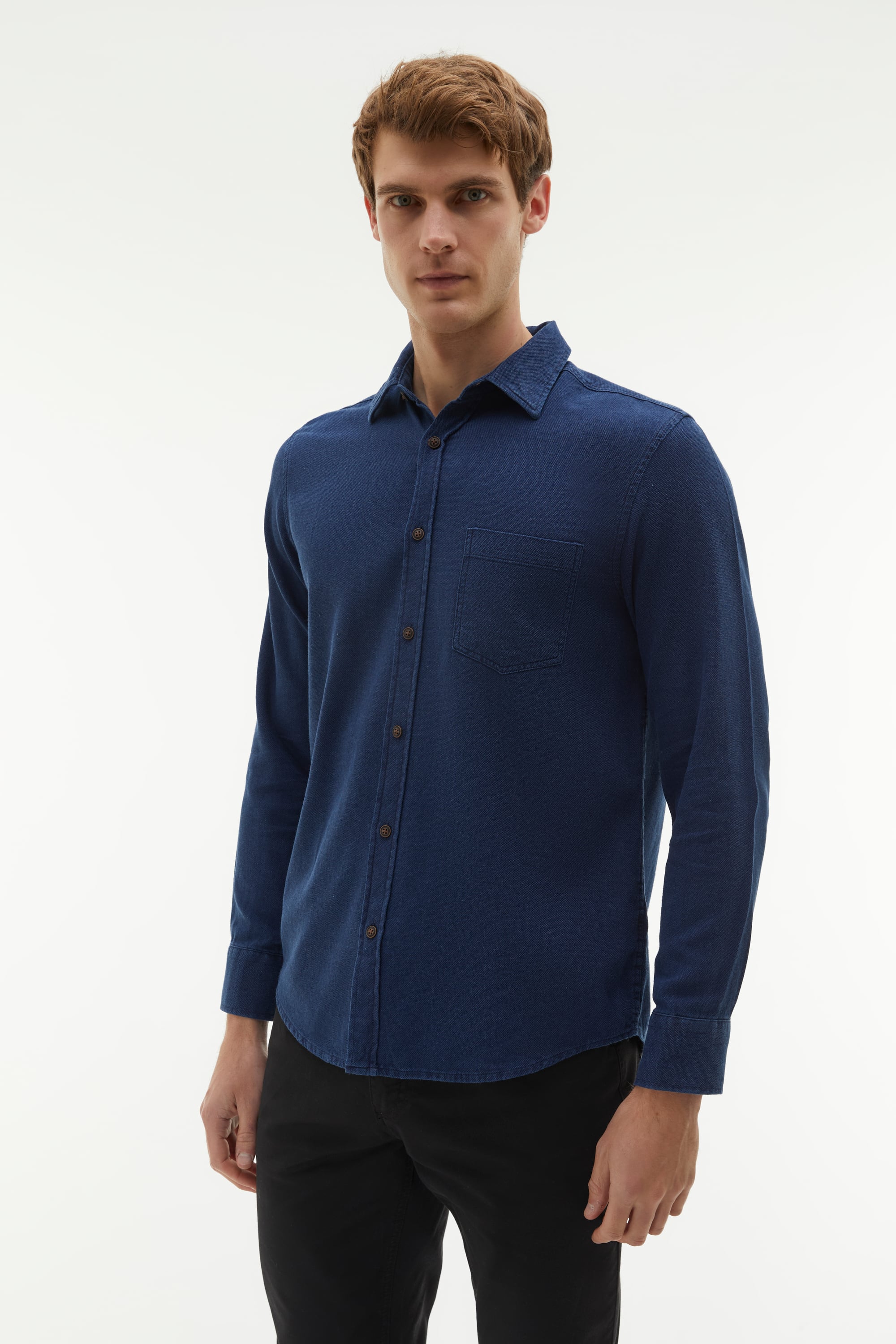 REGULAR FIT UZUN KOLLU GÖMLEK