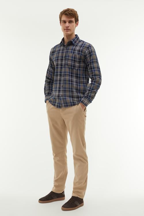 EKOSELİ REGULAR FIT UZUN KOLLU GÖMLEK