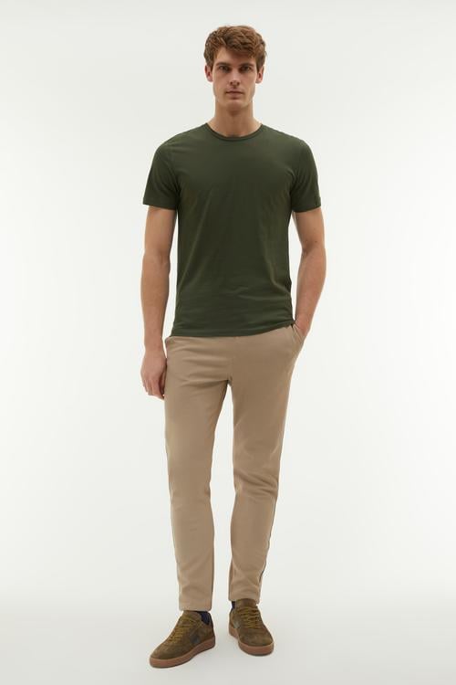  BİSİKLET YAKA REGULAR FIT T-SHIRT