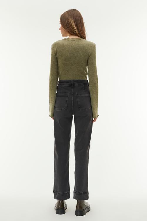  FİTİLLİ DİK YAKA BLUZ