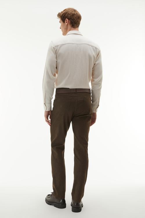 SLIM STRAIGHT FIT PANTOLON