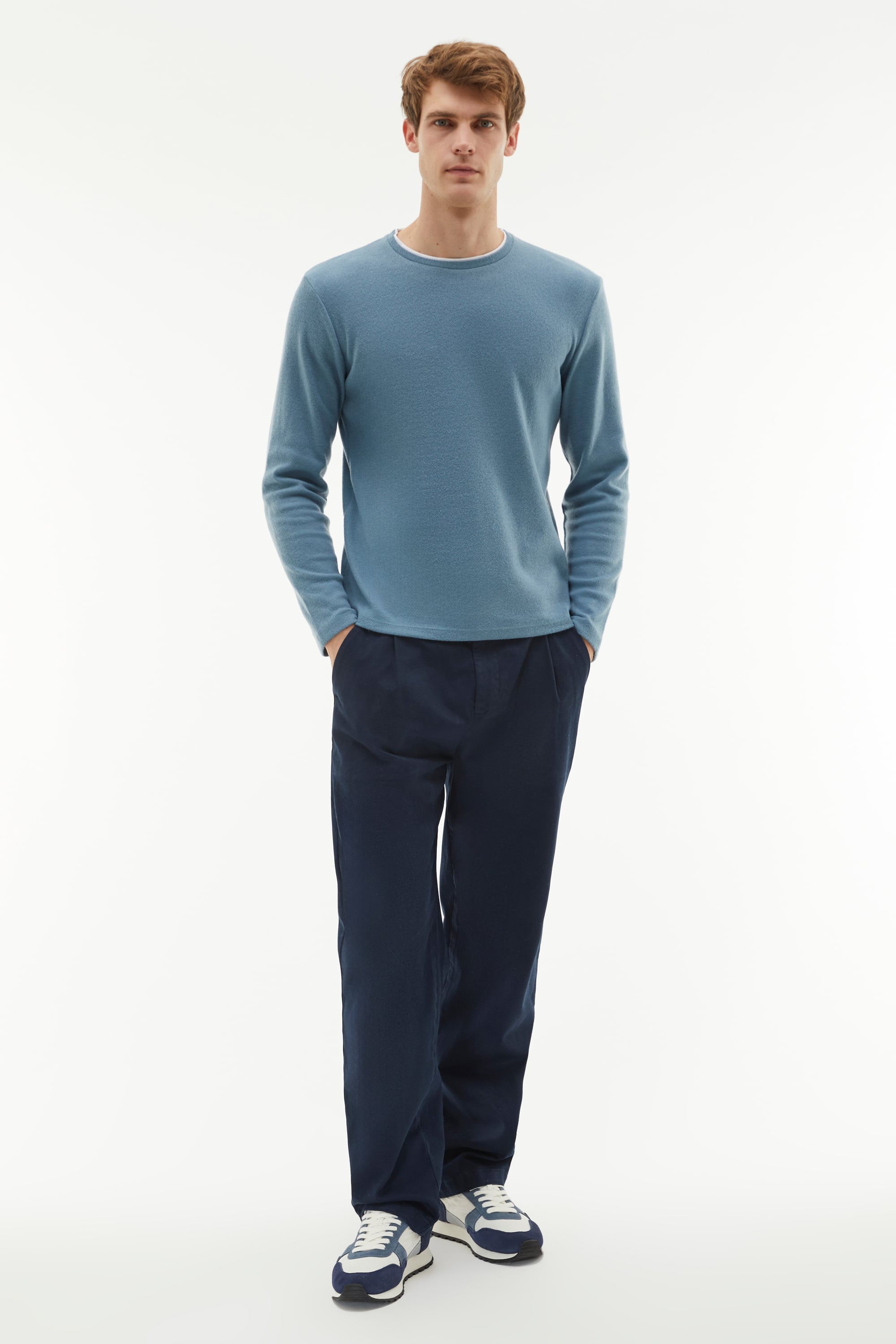 BİSİKLET YAKA SWEATSHIRT