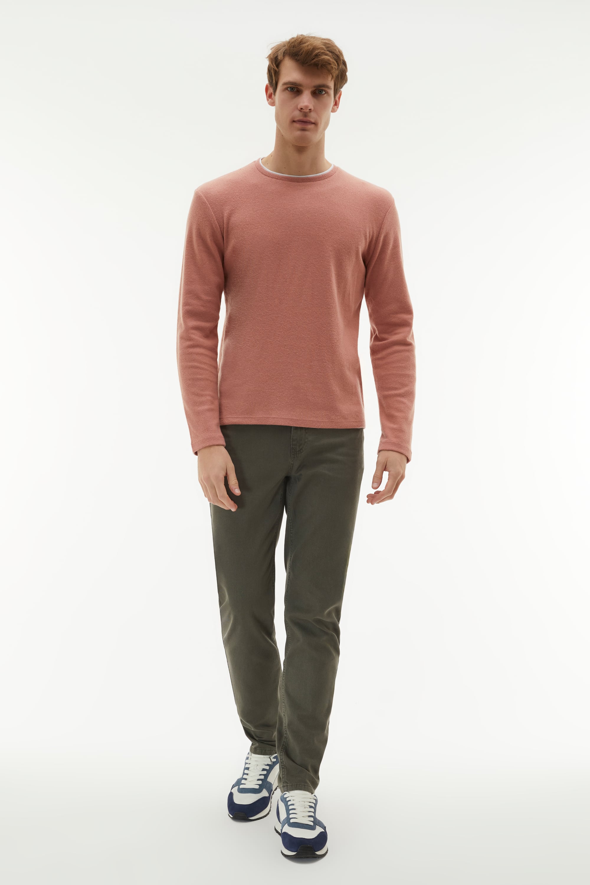 BİSİKLET YAKA SWEATSHIRT