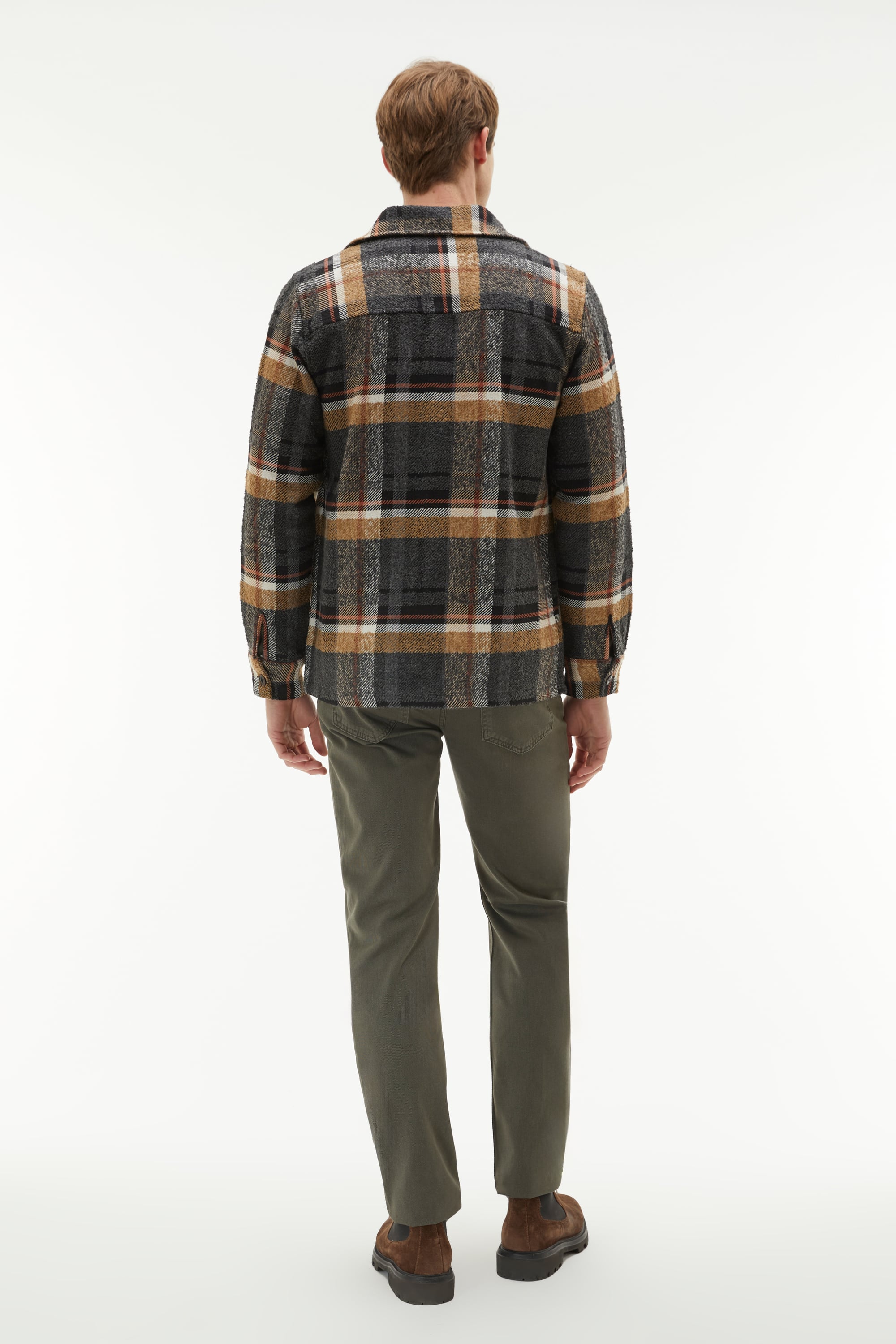 EKOSELİ DOKULU GÖMLEK CEKET