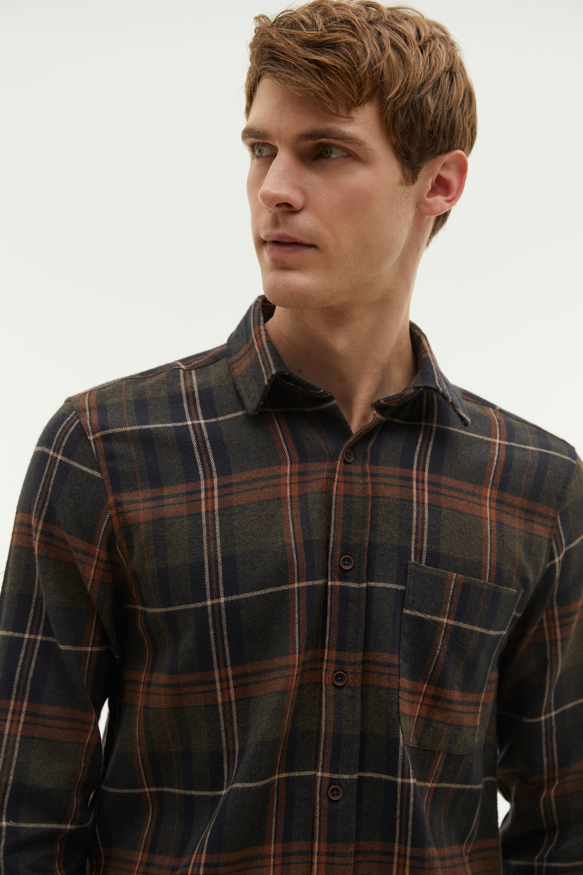 EKOSELİ REGULAR FIT CASUAL GÖMLEK