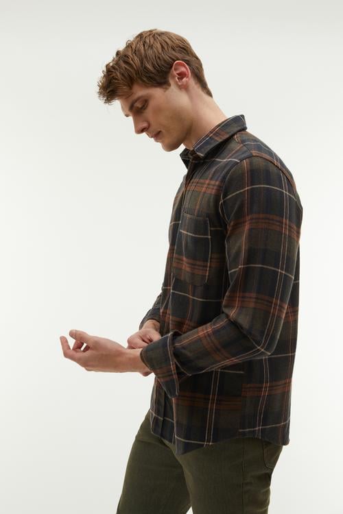  EKOSELİ REGULAR FIT CASUAL GÖMLEK