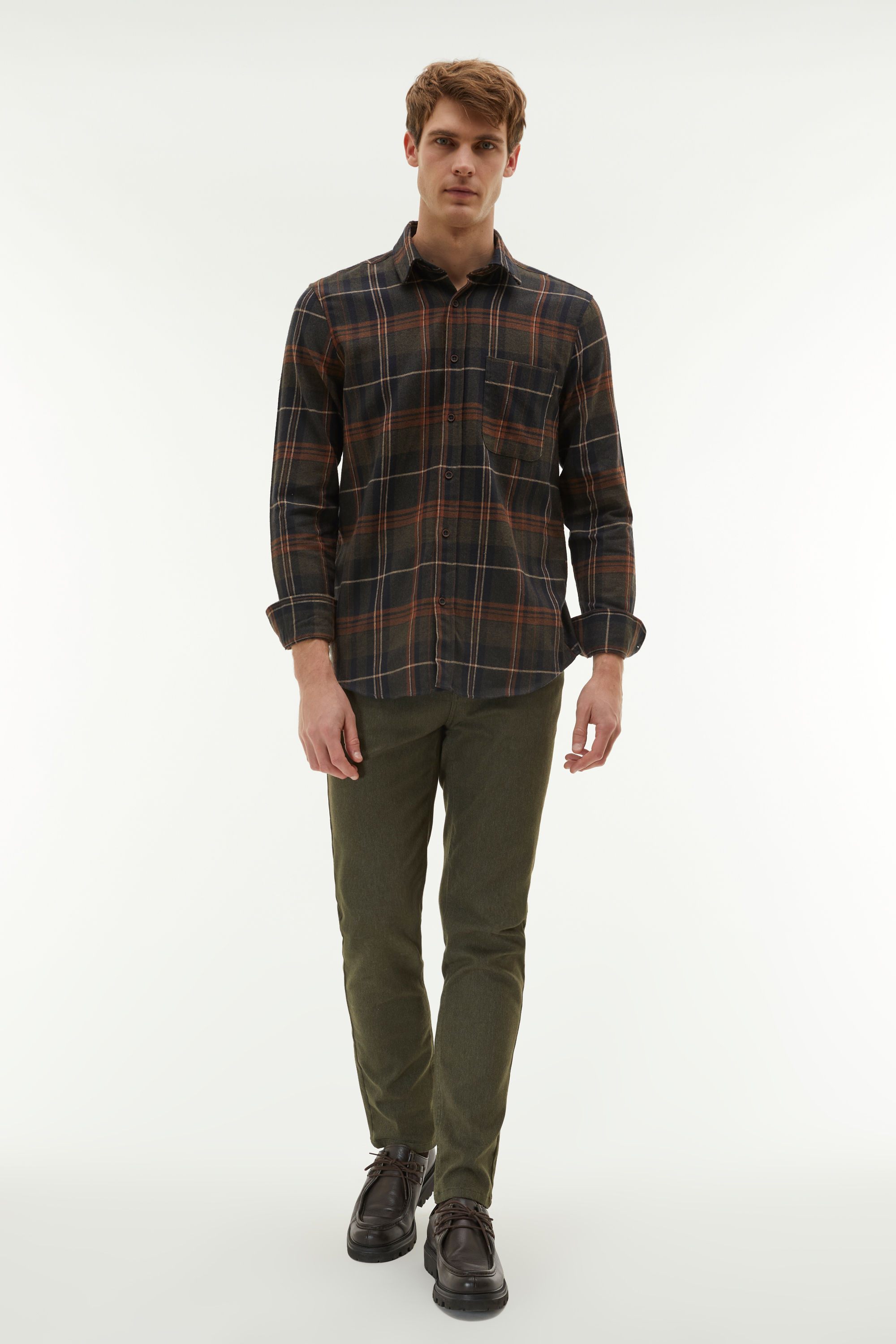 EKOSELİ REGULAR FIT CASUAL GÖMLEK