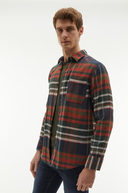 EKOSELİ CASUAL UZUN KOLLU GÖMLEK