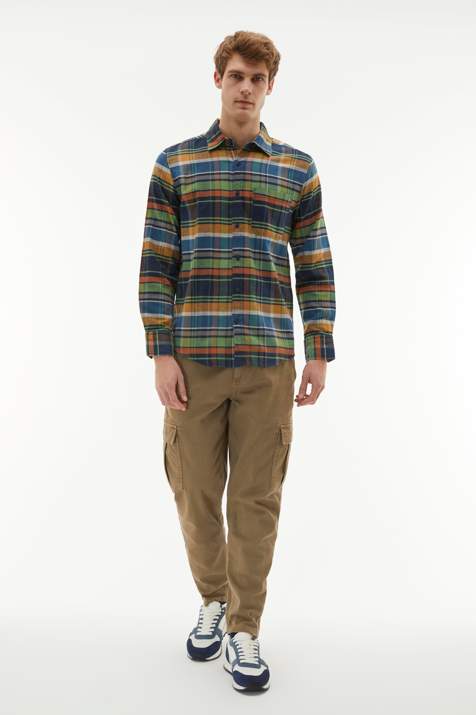 EKOSELİ REGULAR FIT CASUAL GÖMLEK