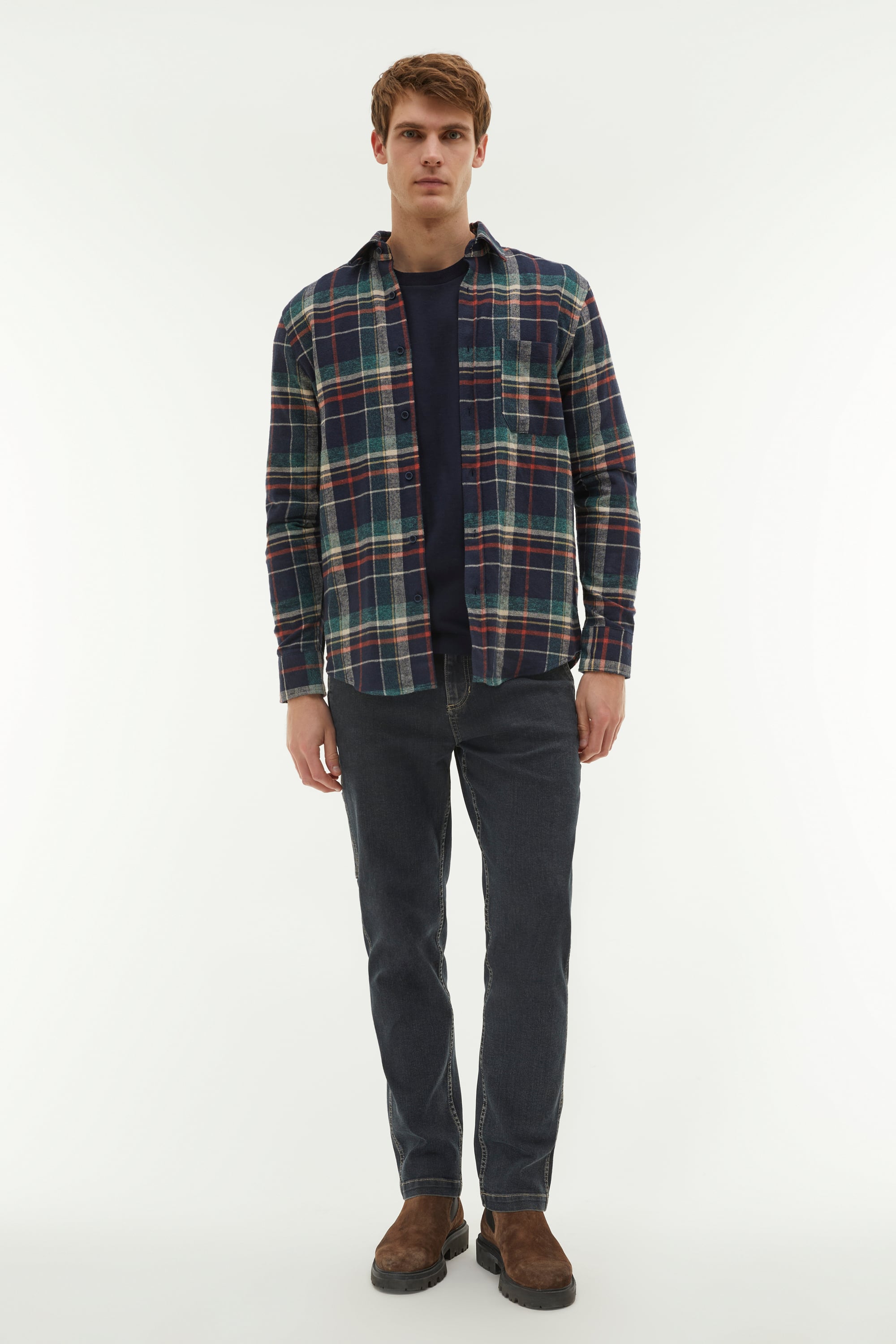 EKOSELİ REGULAR FIT CASUAL GÖMLEK