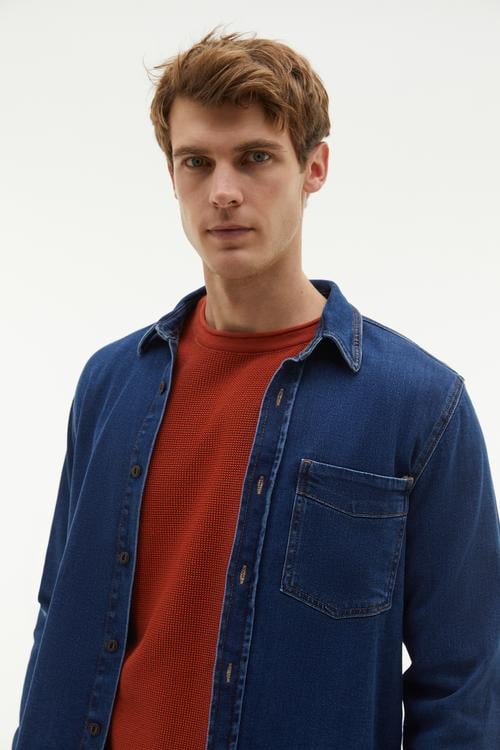  REGULAR FIT JEAN GÖMLEK