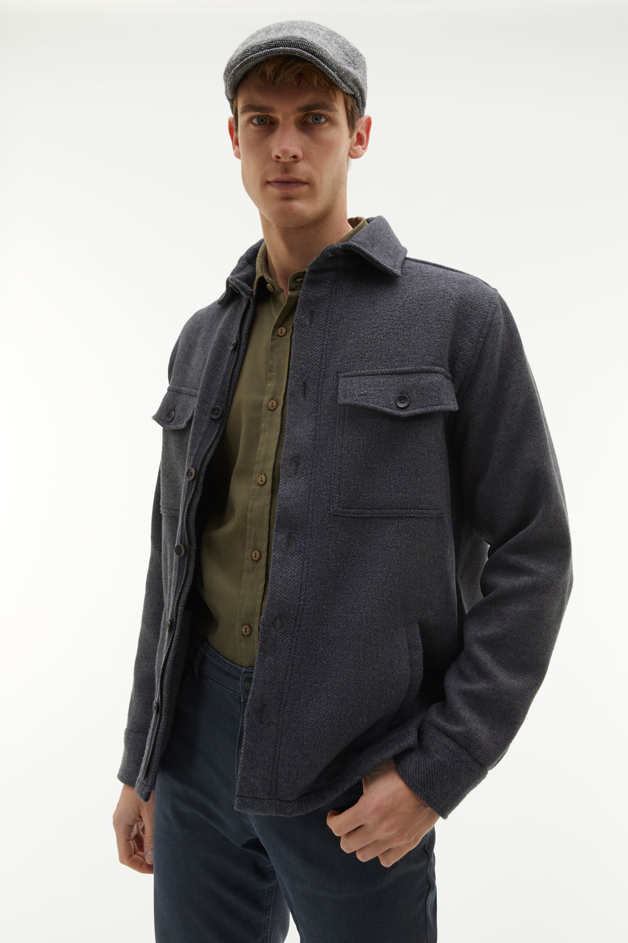 DÜĞMELİ GÖMLEK CEKET