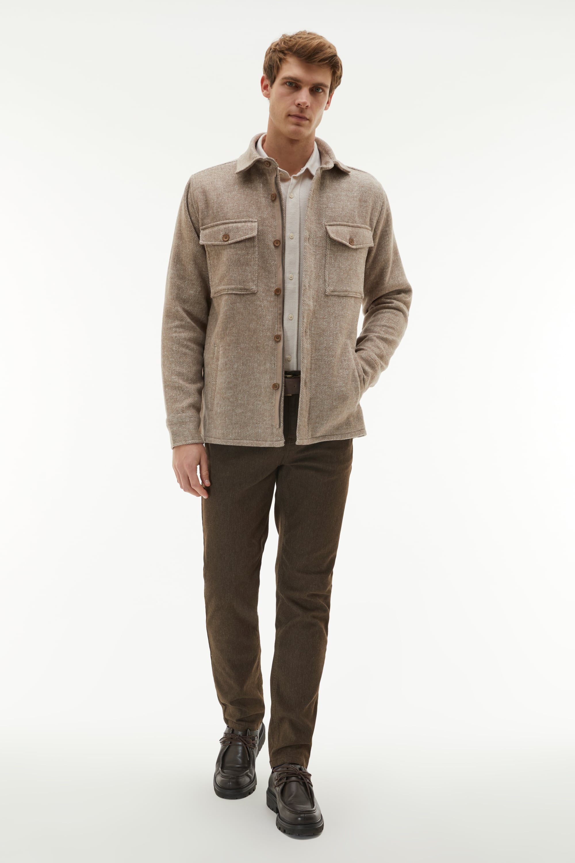 DÜĞMELİ GÖMLEK CEKET