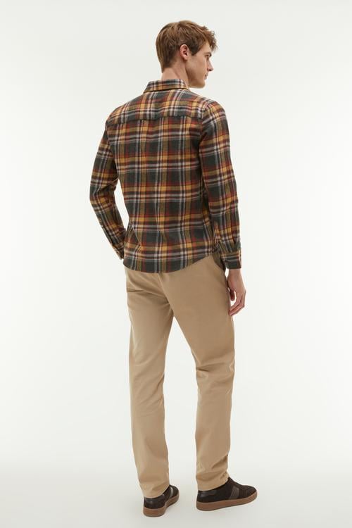 REGULAR FIT EKOSELİ UZUN KOLLU GÖMLEK