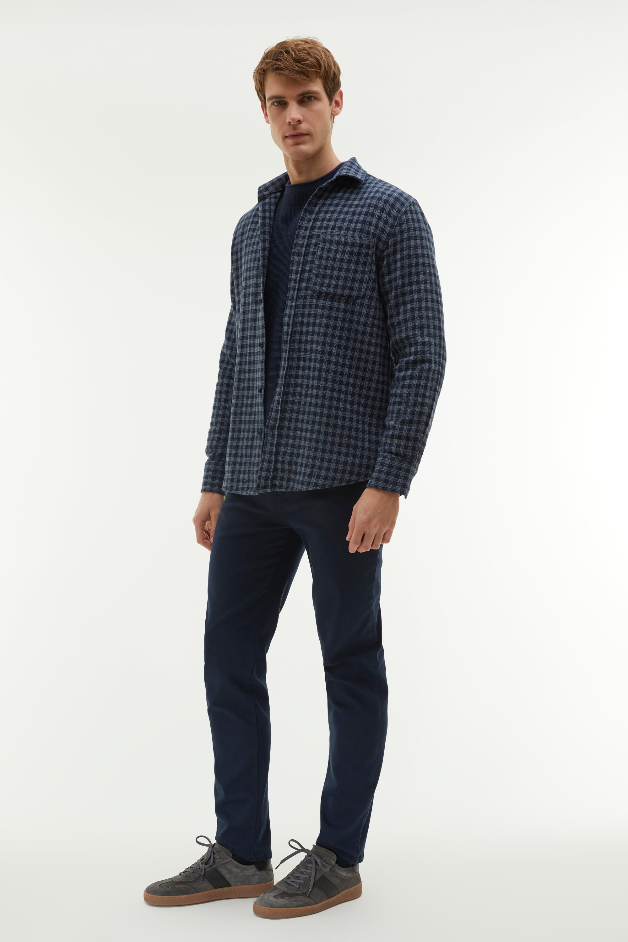 EKOSELİ REGULAR FIT UZUN KOLLU GÖMLEK