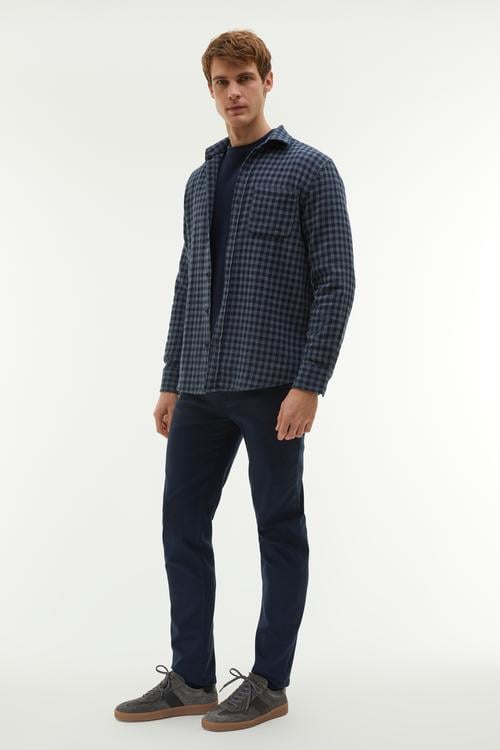 EKOSELİ REGULAR FIT UZUN KOLLU GÖMLEK